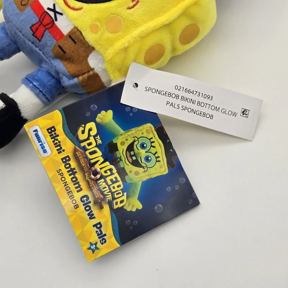 The Spongebob Movie‎ Bikini Bottom Glow Pals Spongebob Glow In The Dark Plush